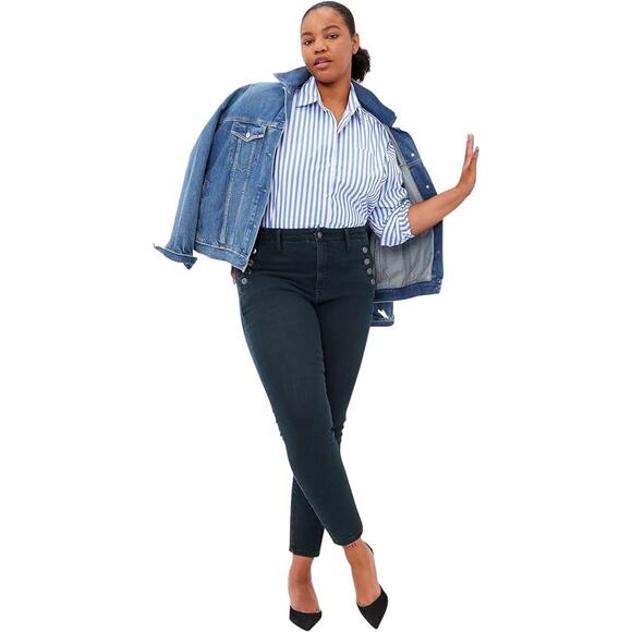 High Rise Universal Legging Jeans with Washwell 6/28 Short - Picture 2 of 9